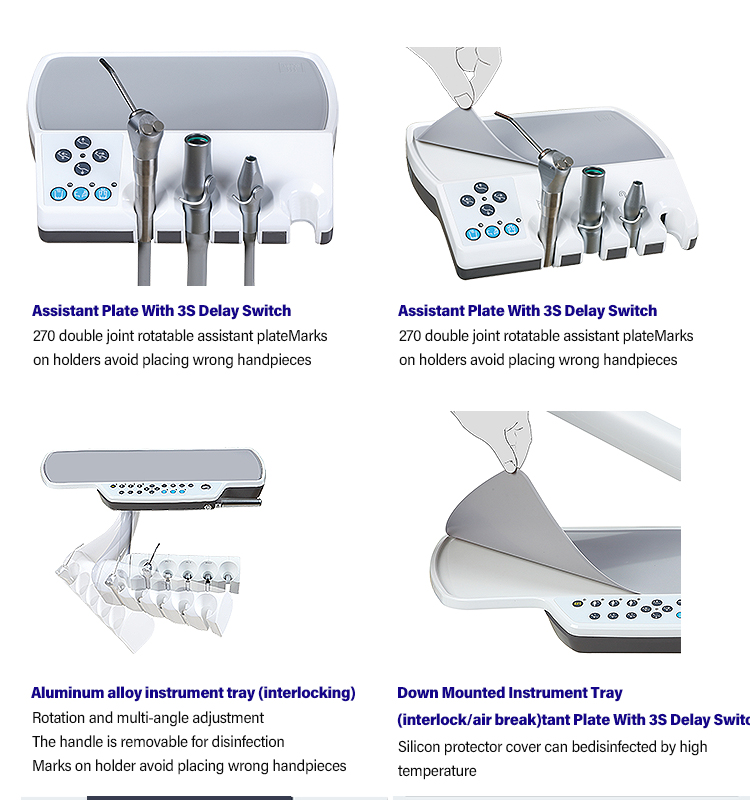 Floor Standing Sidebox USA style Dental Chair supplier