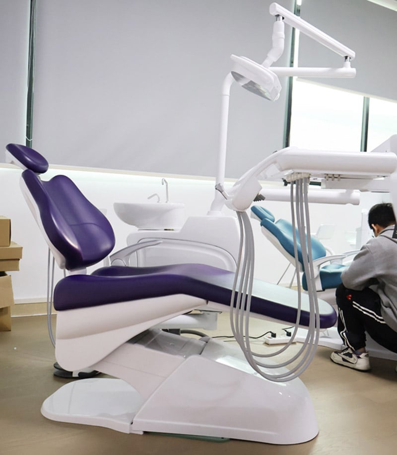High Quality Full Set Treatment Led Light Electric Dental Chair details