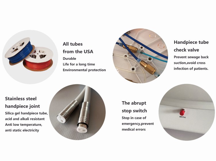 4 FDA CE Imported Tubes Dental Chair supplier