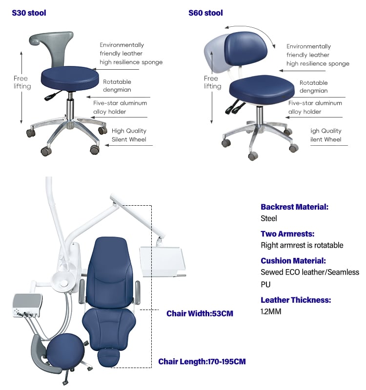 Cost-effective Dental cart surgery Implant Dental Chair factory