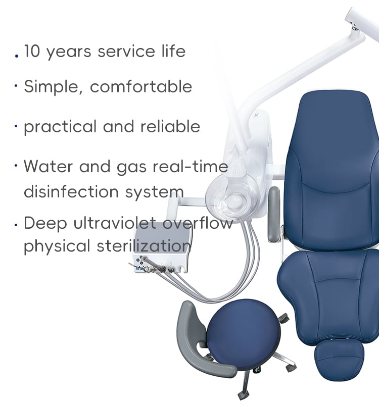 简约_02 Hot Sale High Quality Dental Unit Chair manufacture