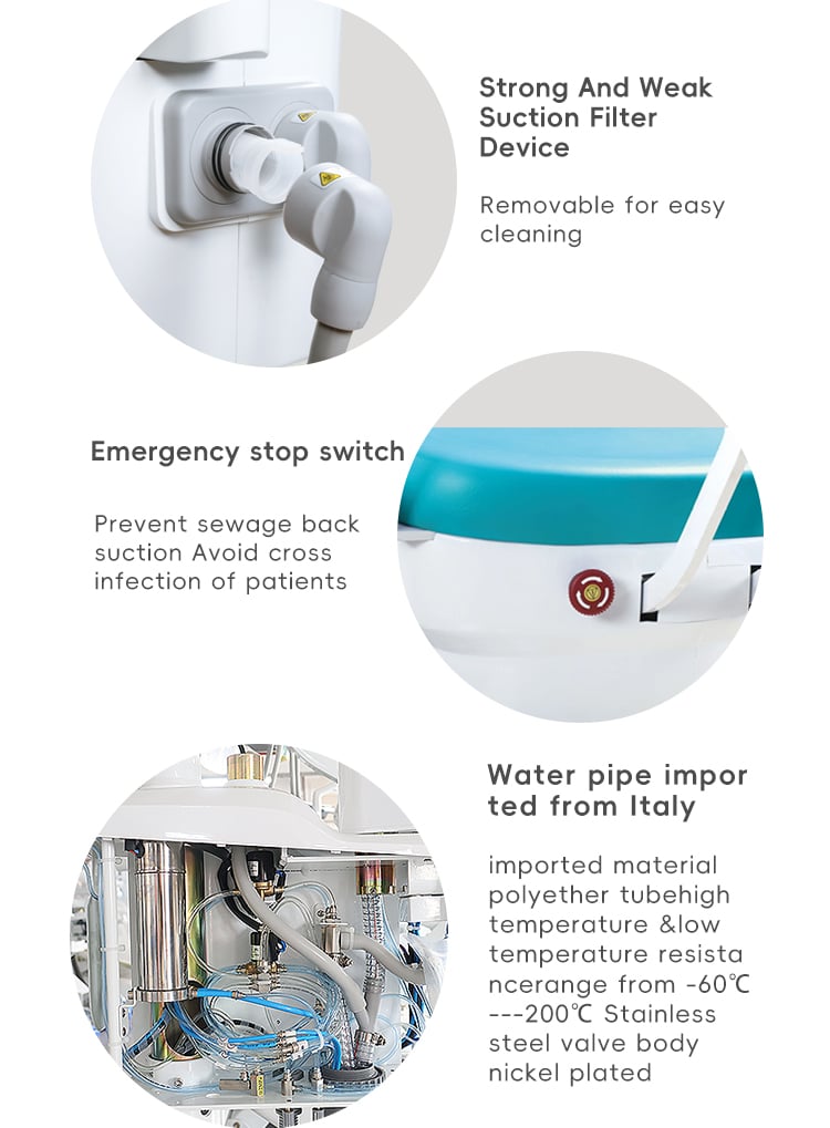 简约_10 2Years Warranty 10years Shelflife Luxury Dental Chair details