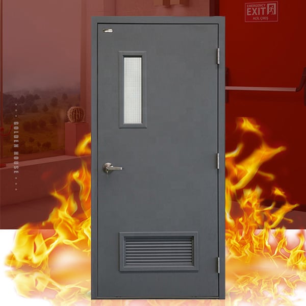 Utilizarea ușilor rezistente la foc cu panouri de vizionare