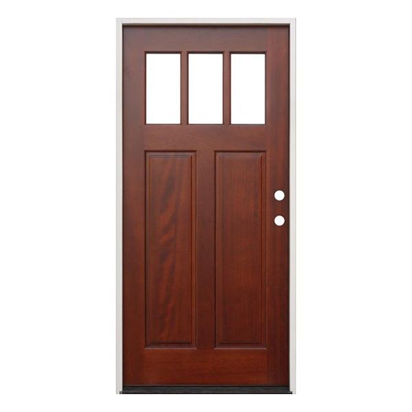 Utilisation des portes d'entrée en acajou