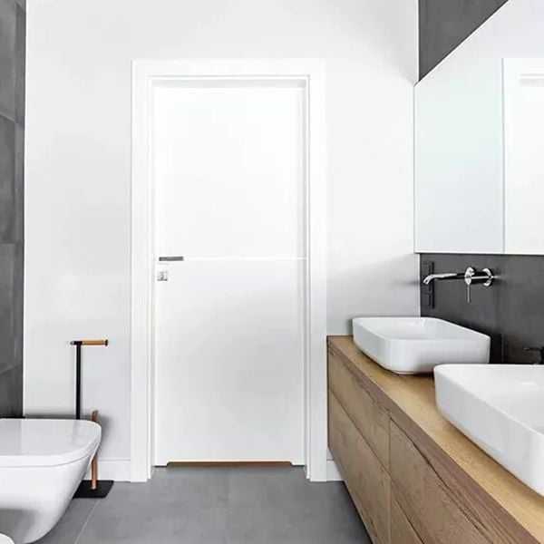 Protection in Bathroom Toilet Doors