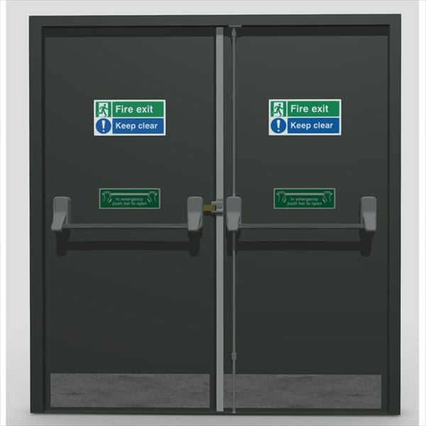 Use of Metal Fire Exit Doors