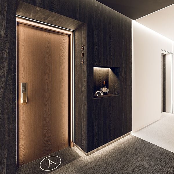 Attributes of Hotel Entry Fire Rated Door: