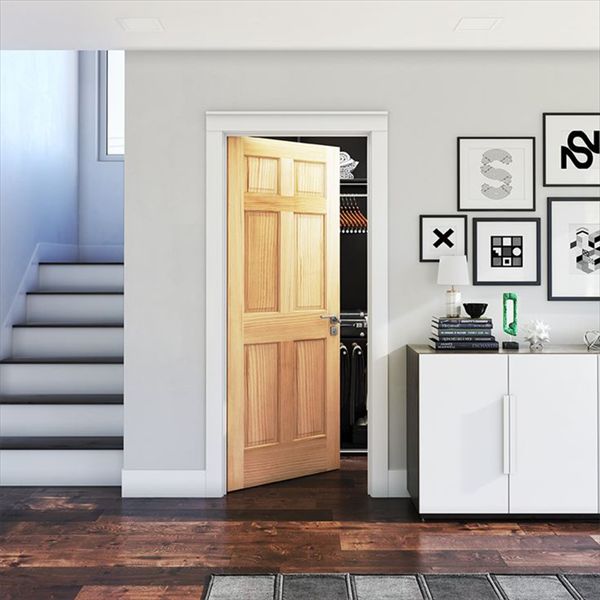 Utilizing Six Panel Wood Door:
