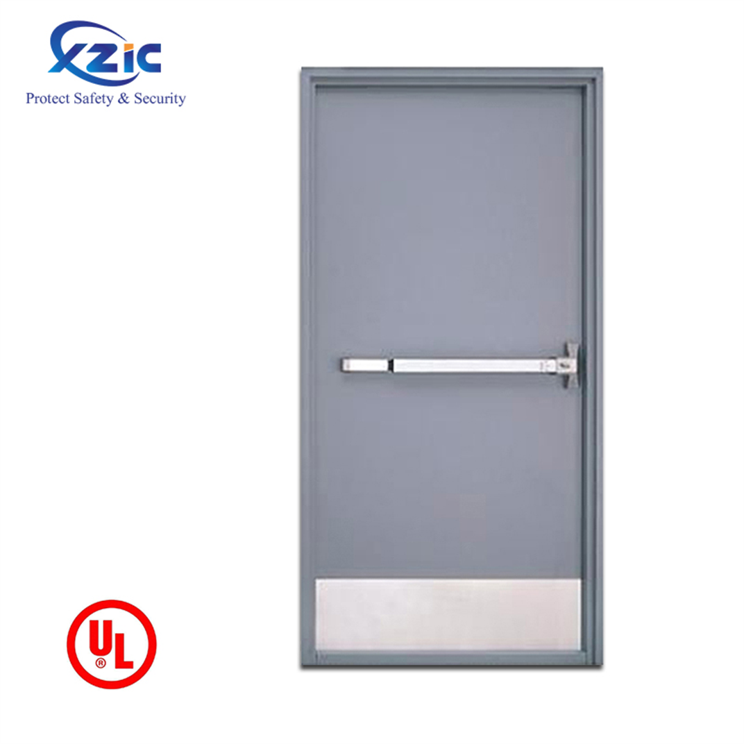 Metal Fire Doors with Kick Plate