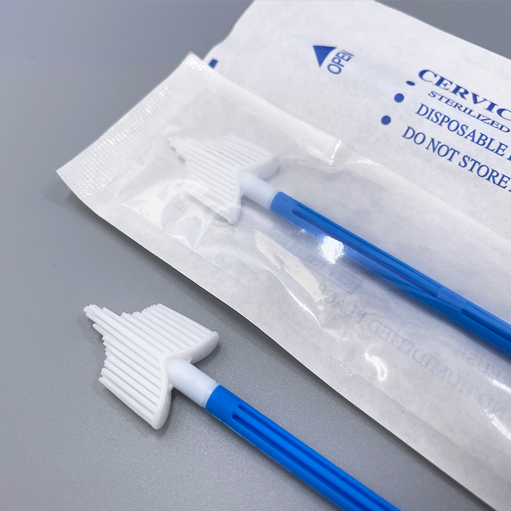 Disposable Pap Smear Brush HPV Test Kit Cervical Brush cervical specimen collection Cytology Vaginal Cervical Brush manufacture