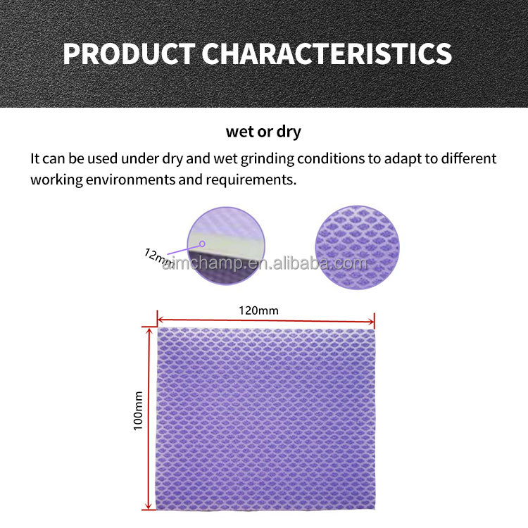 Aimchamp Premium Trizact Double Sides Polishing Use Sanding Block Sand Soft Sponge Abrasive Sanding Sponges supplier