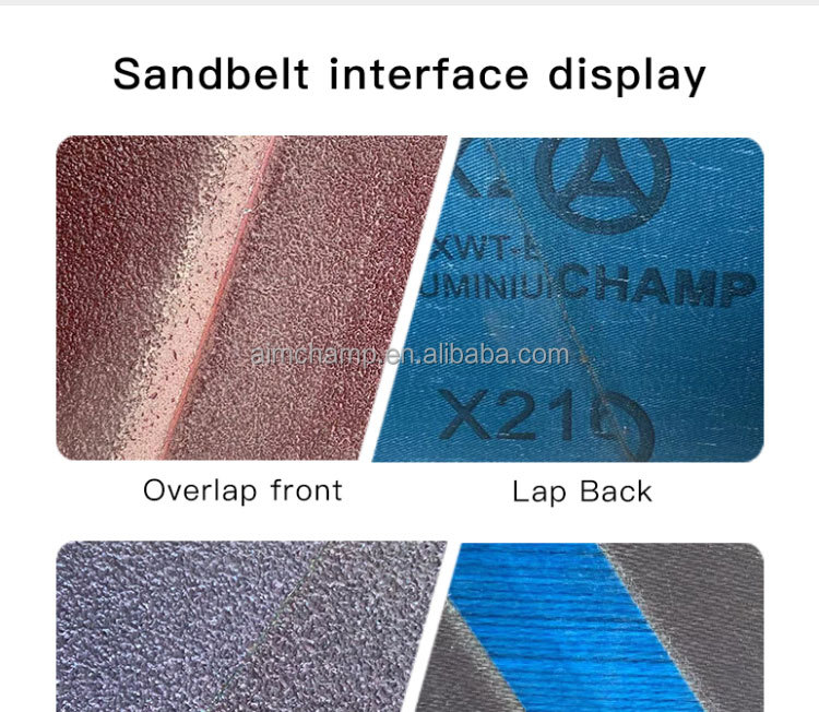 High quality Polishing Alloys 1.38*100m Jumbo Roll purple Ceramic J-wt soft Cloth Sanding Belt abrasive tools factory
