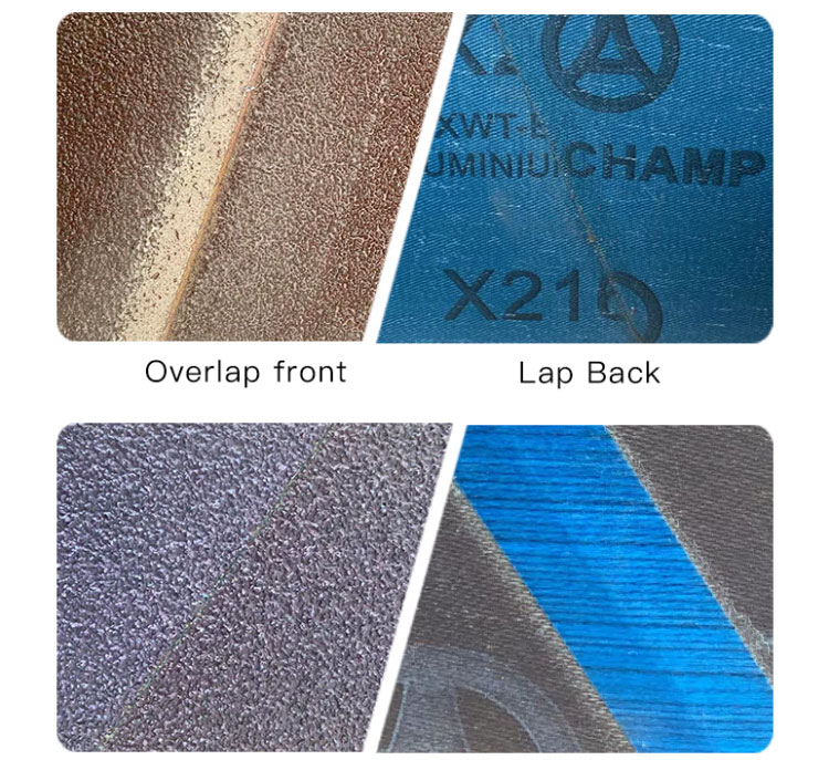 AIMCHAMP Zirconia Sanding Belt Best Quality Roll Type Abrasive Customized Size P40 P120 Resistant Overheating Metal Working details