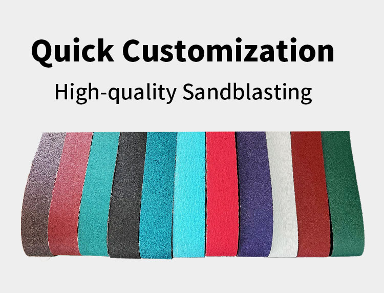 Good quality Green Calcined aluminum oxide Flexible J-wt Sanding cloth Sanding Belt for wood working  wet and dry polishing details