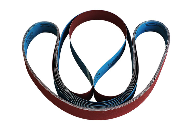 Manufacturing abrasive tool x-wt customized size red Aluminium Oxide cloth belt Sanding belt  for wood working and metal working supplier