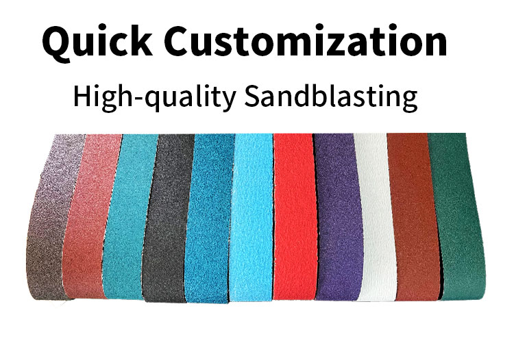 Factory sale Aimchamp Y536 x-wt customized size Black Silicon Carbide cloth belt Sanding belt for woodworking and metal working manufacture