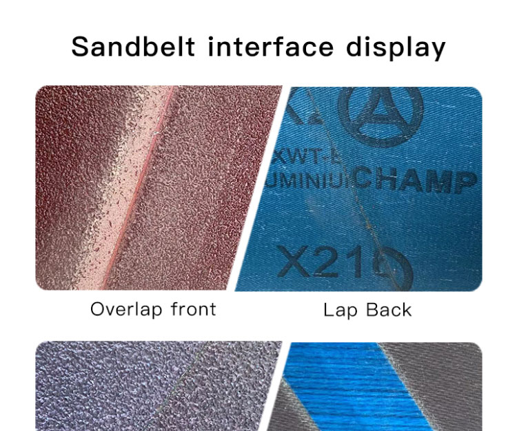 Factory sale Aimchamp Y536 x-wt customized size Black Silicon Carbide cloth belt Sanding belt for woodworking and metal working manufacture