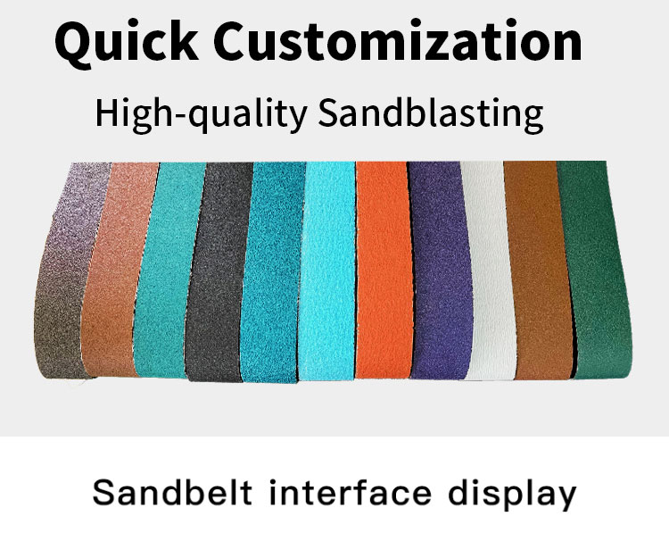 AIMCHAMP Zirconia Sanding Belt Best Quality Roll Type Abrasive Customized Size P40 P120 Resistant Overheating Metal Working factory