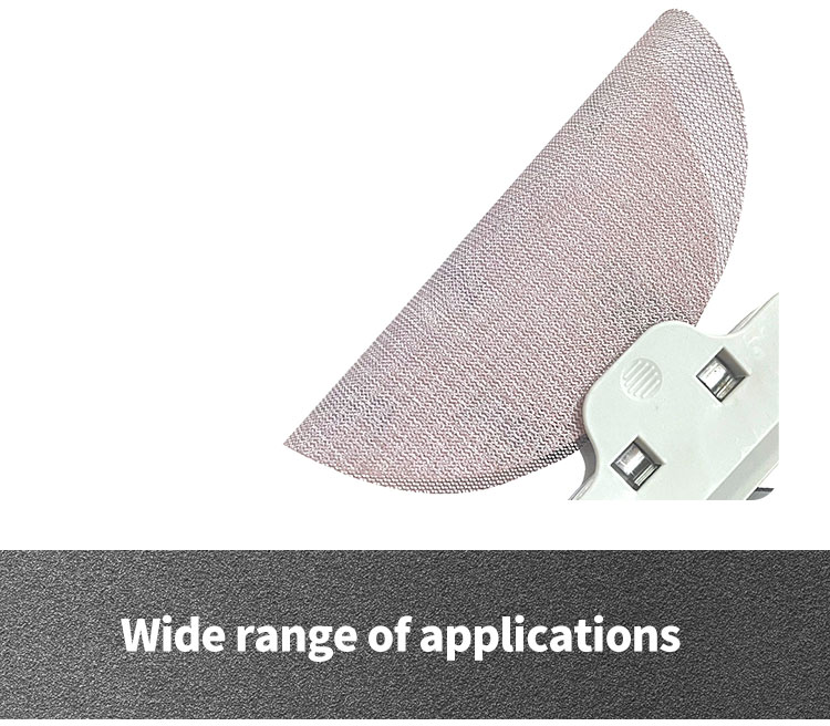Customizable Size 5-Inch and 9-Inch Mesh Abrasive Sanding Discs OBM and ODM Supported for Wood Application factory
