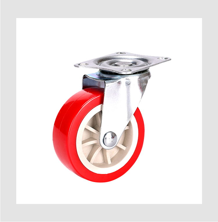 plastic caster wheel 25/32/38/50/63/75mm PVC caster wheel manufacturer swivel style for furniture and shelves manufacture