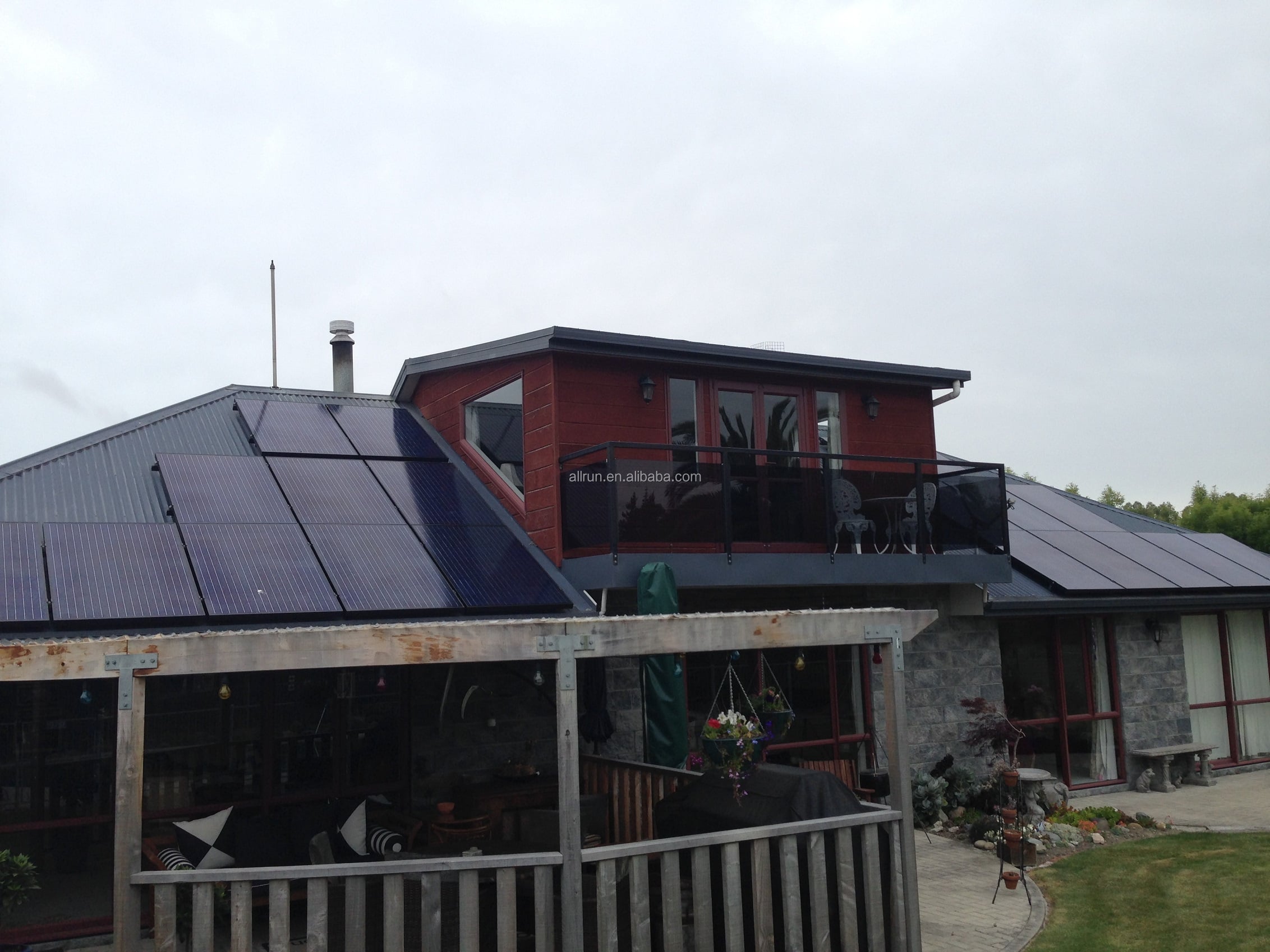Complete 5KW to 15KW Solar Power System for Balcony Setup Ground Mounting with Lithium Ion Battery and MPPT Controller Germany supplier