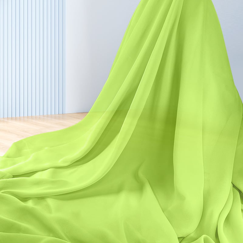 100% Polyester Plain Dyed 100D 82gsm Chiffon Fabric for Dress Skirt manufacture