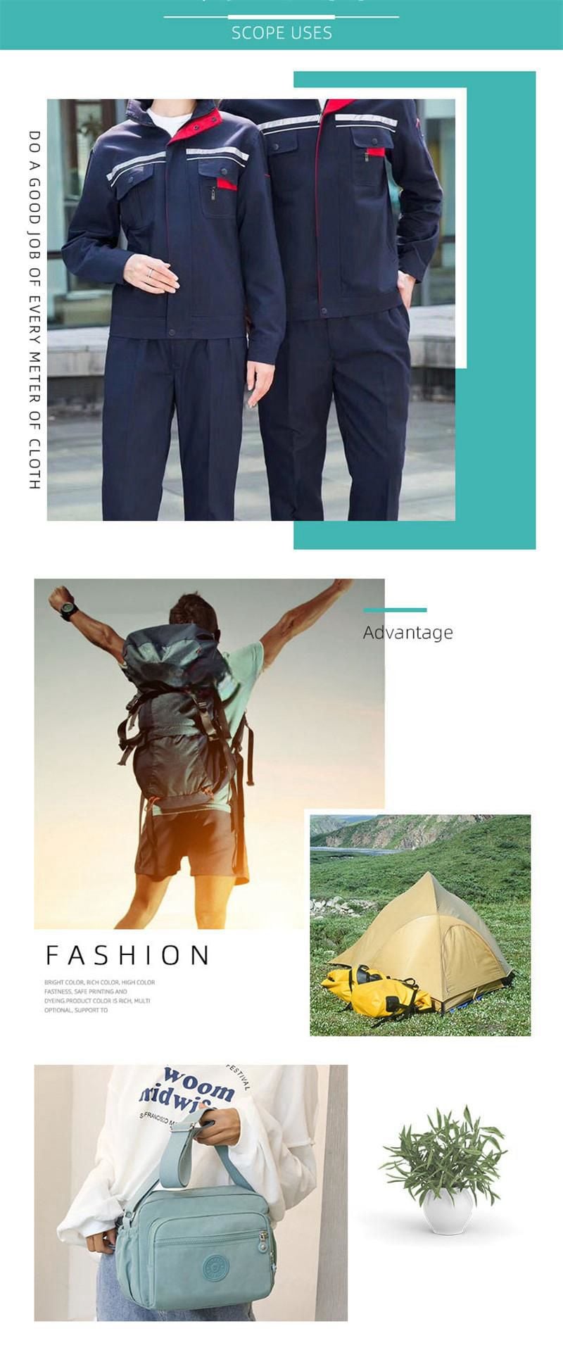 Durable cloth solid dyed waterproof 300d oxford polyester fabric for outdoor umbrella factory