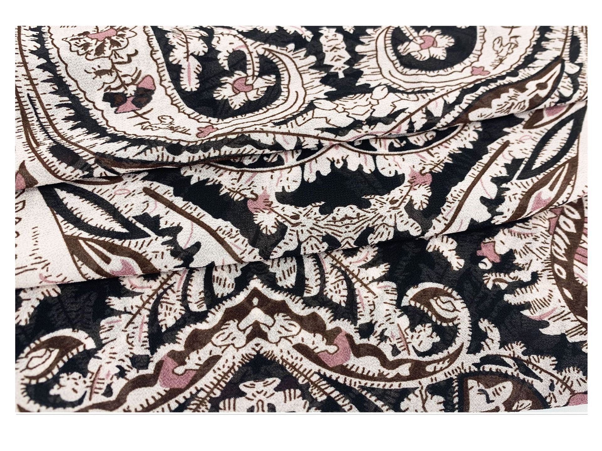 100% polyester 75D small floral printing chiffon dress fabric textile women's trousers manufacture