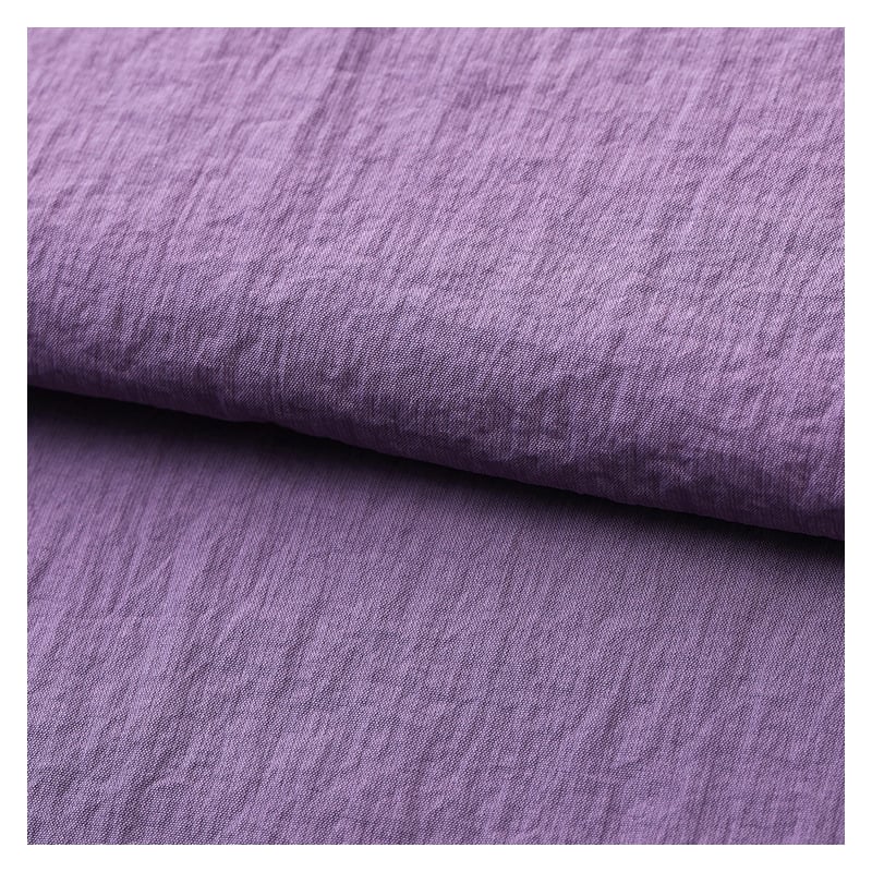 Waterproof 100% Nylon 40D 310T Nylon Taffeta Wrinkle Fabric for down jacket details