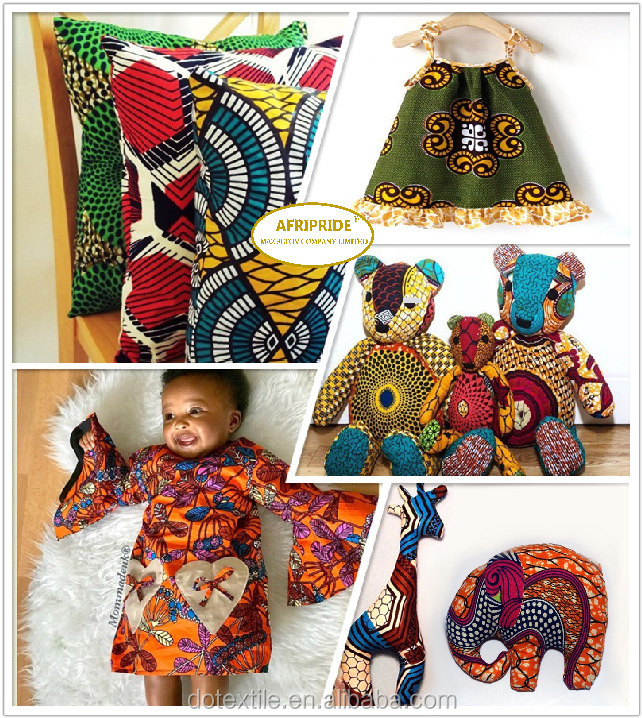Traditional National Clothing Women Dresses Cotton Fabric 100% Cotton African Batik Double-sided Printed Dutch 6yds Fabric Woven details