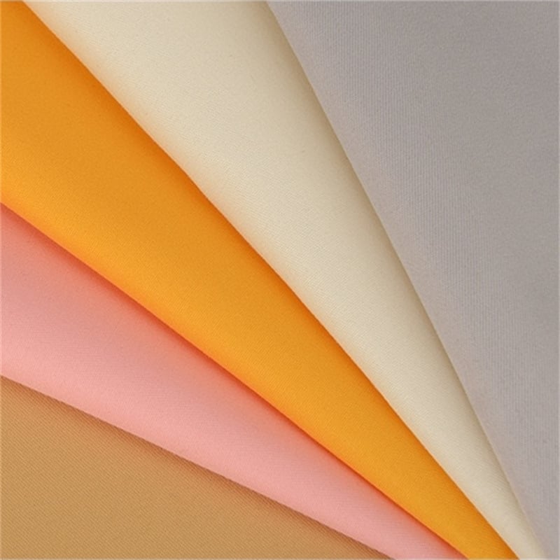 Soft and thick 100% Polyester twill Peach skin fabric for Oxford bag manufacture