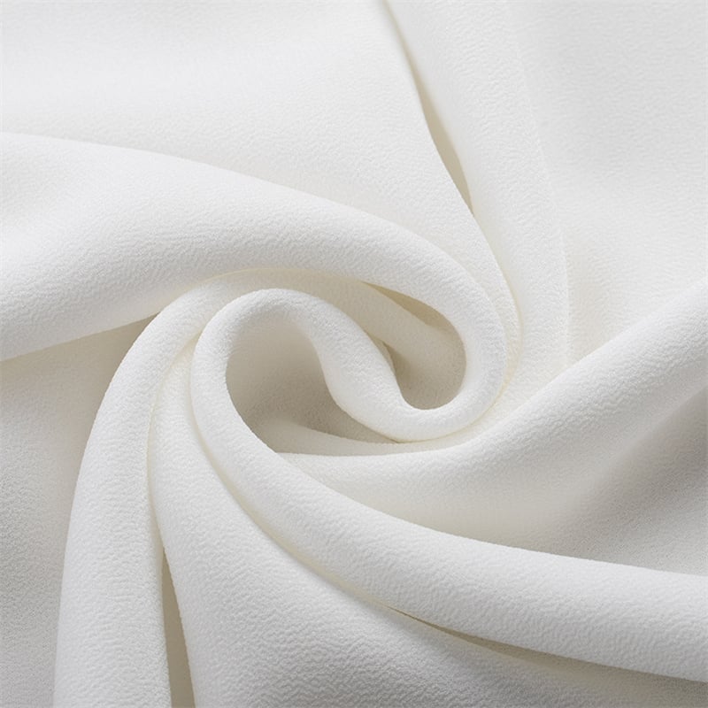 Moisture absorption ventilation 100% Polyester 50D chiffon fabric for T-shirt supplier