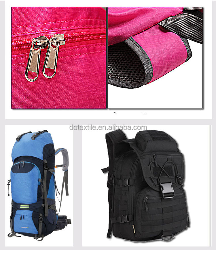 Durable cloth plain dyed 600d ripstop waterproof fabric for luggage tent details