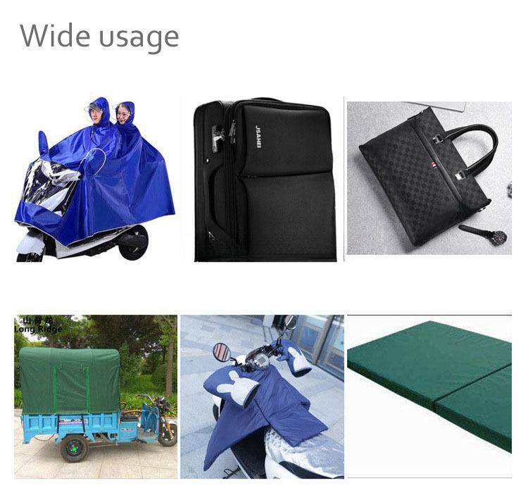 Environmental cloth solid dyed 210d polyester oxford pvc coated heavy oxford fabric for carriage cover manufacture