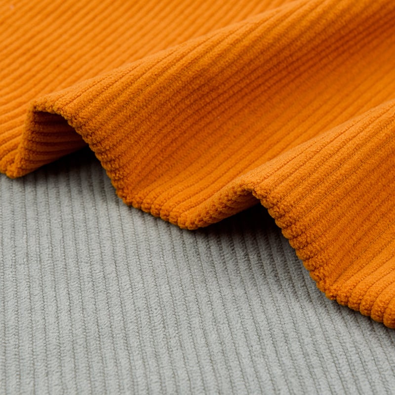 High quality warp knitting 100%Polyester 8w corduroy fabric for sweat pants manufacture