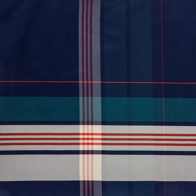 Factory direct plain woven  75d 100% polyester memory ripstop yarn dyed fabric Korea details