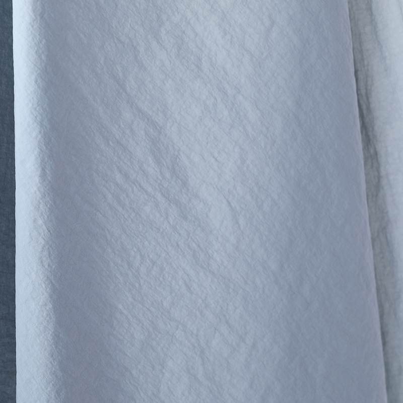 Comfortable and breathable 40D Wrinkle Nylon Fabric for outdoor jacket factory