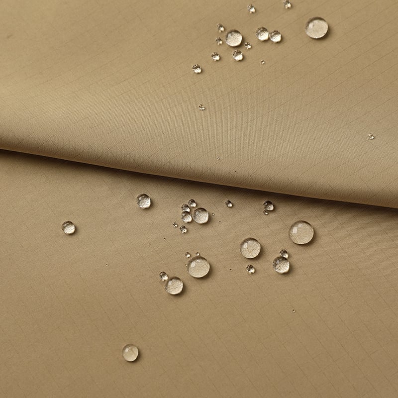 Waterproof 100%Polyester 0.4rib-stop pongee Fabric for down jacket sports wear factory