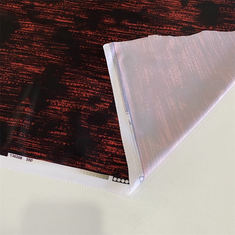 DWR windproof and breathable 100%polyester interlock print fabric for jacket factory