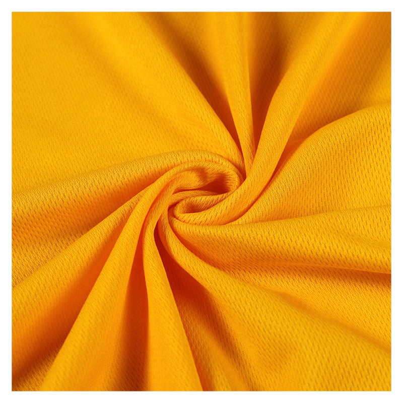 Moisture wicking 75D 100% polyester mesh fabric for school uniform sportswear manufacture