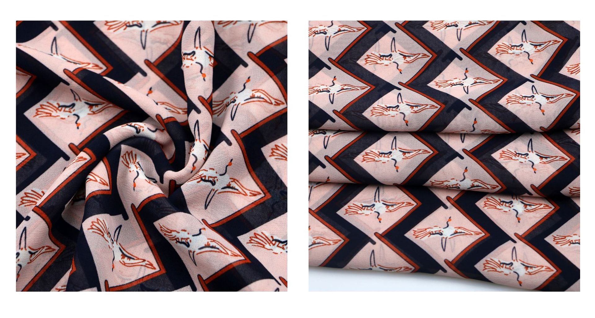 New style 2024 polyester yarn Chiffon printed fabric spring summer dress fabric available from stock factory
