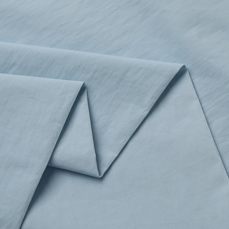 100% Nylon 420T full dull nylon taffeta Wrinkle fabric for down jacket supplier