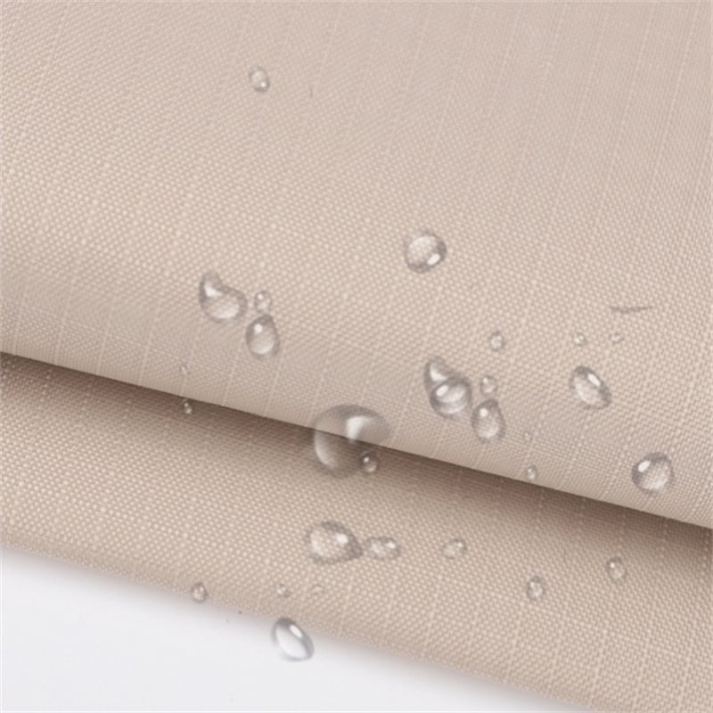 Soft and breathable 380T full dull nylon taffeta fabric for lightweight down jacket details