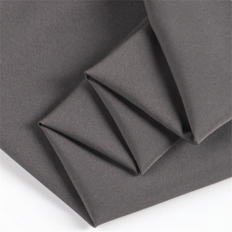 High quality 100%polyester 50D plain memory Fabric for jacket coat details