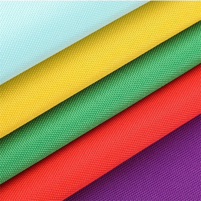 High Quality 100% Polyester plain oxford pu coated fabric for luggage factory