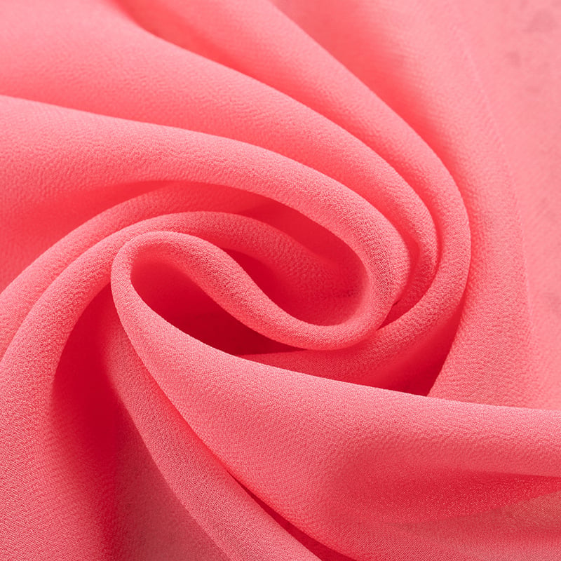 Moisture absorption ventilation 100% Polyester 50D chiffon fabric for T-shirt factory