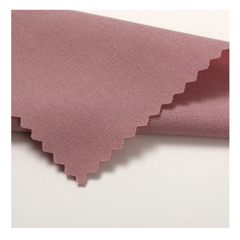 92%Polyester 8%Spandex 4 way stretch plain fabric for outdoor jacket dress manufacture