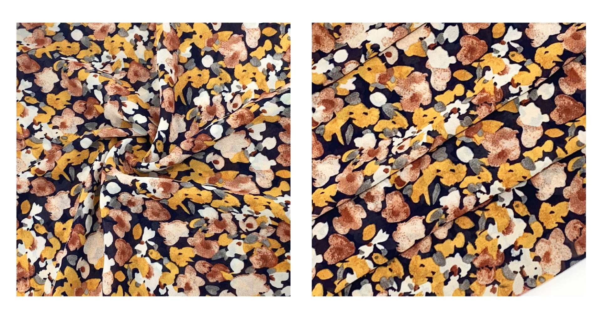 75D chiffon fabric Oil painting flower printing trousers fabric women's dress chiffon fabric manufacture