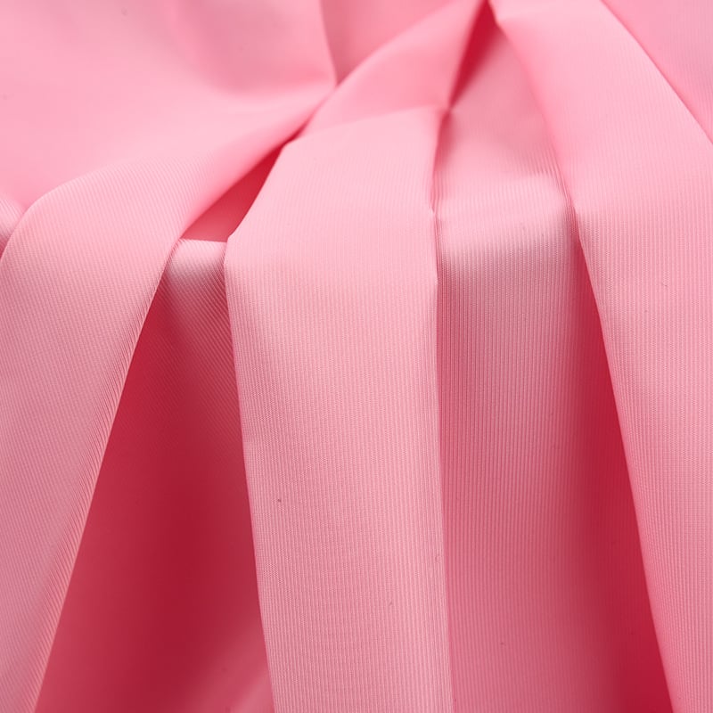 Comfortable and Breathable 100% Polyester 75D memory fabric PU coated for outdoor jacket supplier