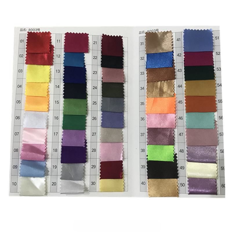 Tissu en satin de duchesse de haute qualité 100% polyester 75D*150D avec un toucher doux